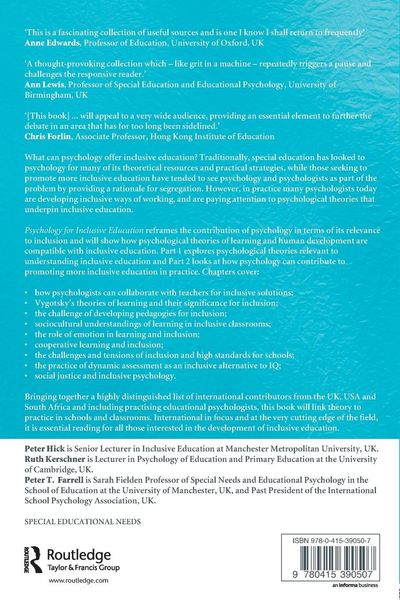 Produktbild: Psychology for Inclusive Education