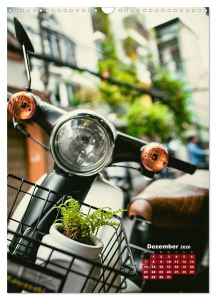 Produktbild: Die Liebe zur Vespa (Wandkalender 2026 DIN A3 hoch), CALVENDO Monatskalender