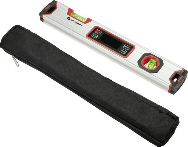 Produktbild: TOOLCRAFT TO-7337448 Digitale Wasserwaage mit Magnet 400mm 360&deg; 1.0 mm/m