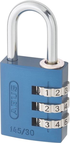 ABUS ABVS46614 Vorhängeschloss 31.5mm Blau Zahlenschloss
