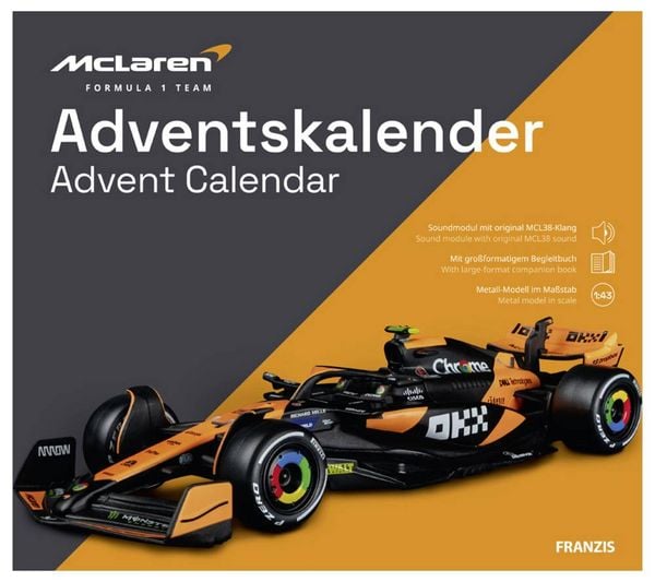 Produktbild: FRANZIS 67391 - McLaren Formula 1 Team Adventskalender
