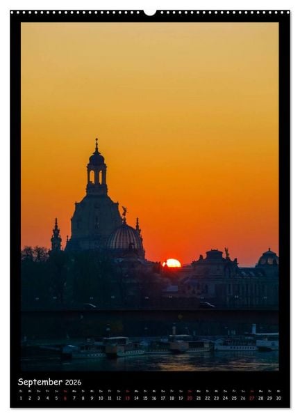 Produktbild: Frauenkirche Dresden (hochwertiger Premium Wandkalender 2026 DIN A2 hoch), Kunstdruck in Hochglanz