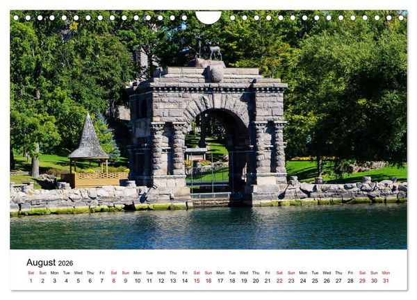 Produktbild: Boldt Castle Cruise Thousand Islands (Wall Calendar 2026 DIN A4 landscape), CALVENDO 12 Month Wall Calendar