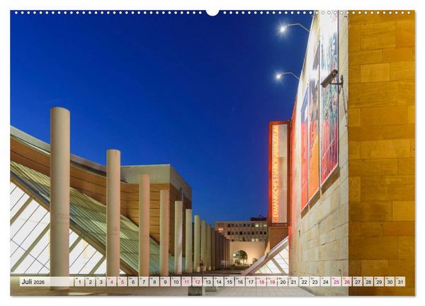 Produktbild: N&uuml;rnberg zur Blauen Stunde (Wandkalender 2026 DIN A2 quer), CALVENDO Monatskalender