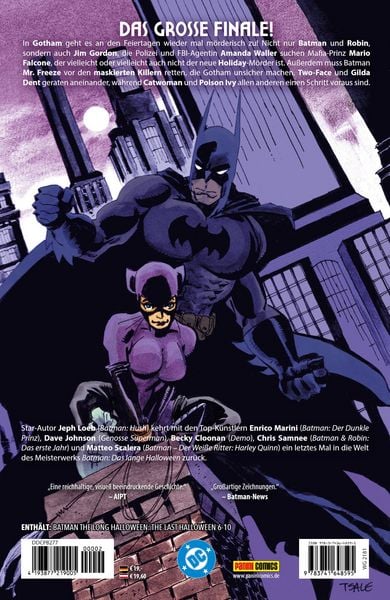 Produktbild: Batman: Das lange Halloween - Das letzte Halloween