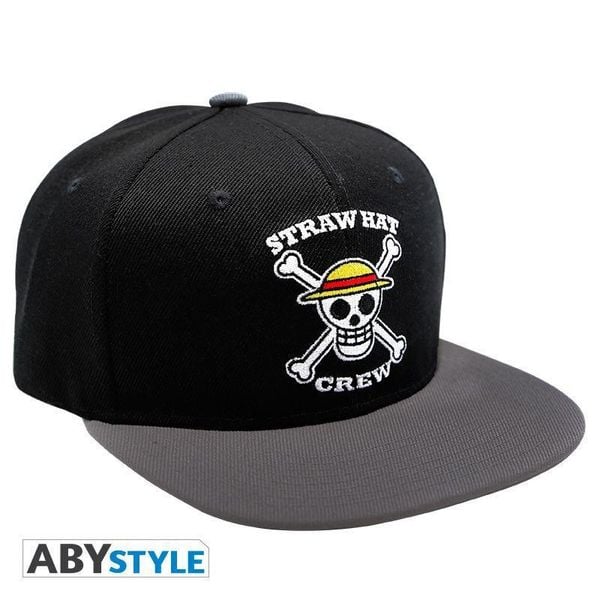 Produktbild: ONE PIECE - Snapback Cap - Black & Grey - Skull