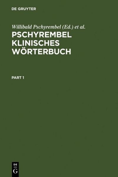Produktbild: Pschyrembel klinisches W&ouml;rterbuch
