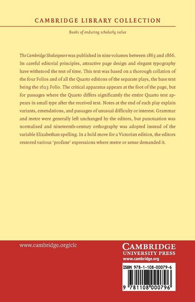 Produktbild: The Cambridge Shakespeare