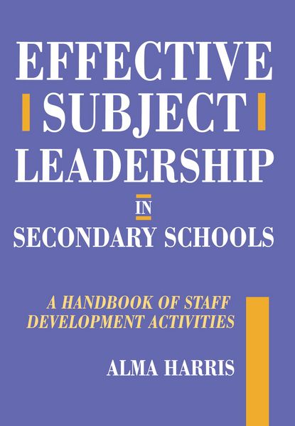 Produktbild: Effective Subject Leadership in Secondary Schools