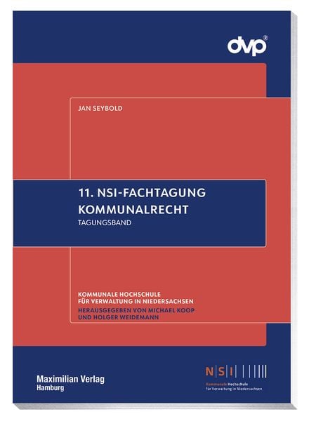 Produktbild: 11. NSI-Fachtagung Kommunalrecht