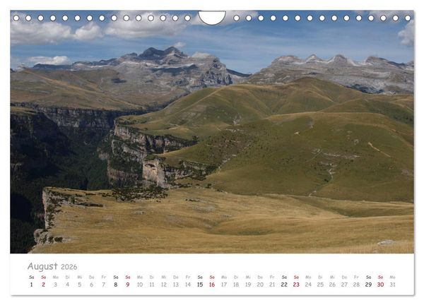 Produktbild: Traumlandschaften Spaniens - Pyren&auml;en 2026 (Wandkalender 2026 DIN A4 quer), CALVENDO Monatskalender