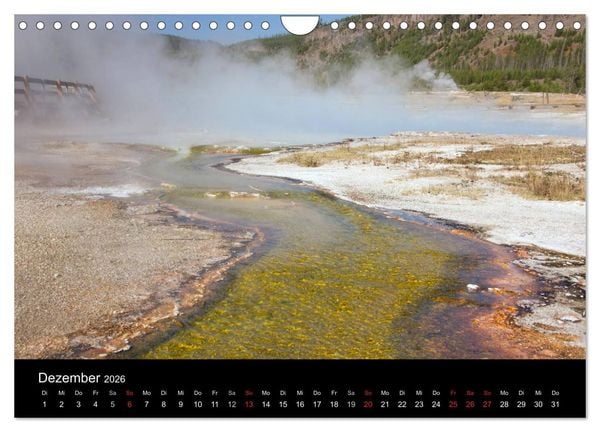 Produktbild: Yellowstone Impressionen (Wandkalender 2026 DIN A4 quer), CALVENDO Monatskalender