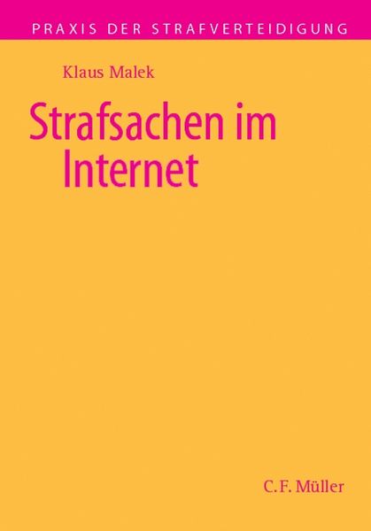 Produktbild: Strafsachen im Internet