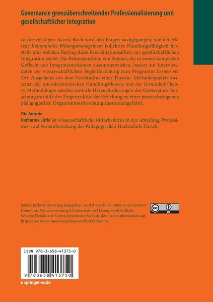 Produktbild: Governance grenz&uuml;berschreitender Professionalisierung und gesellschaftlicher Integration