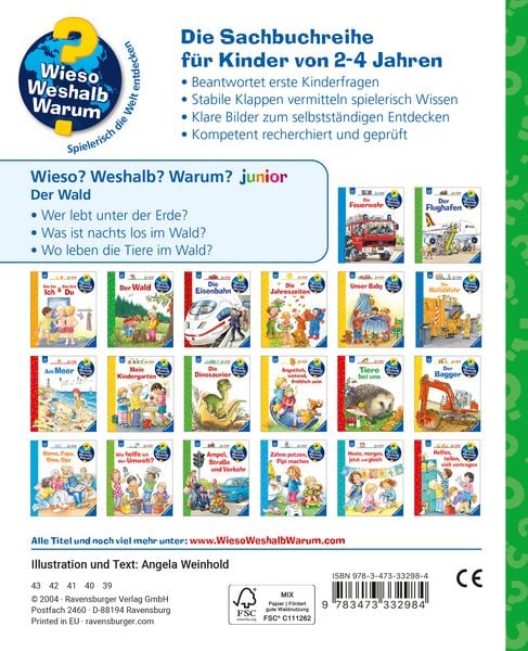 Produktbild: Der Wald / Wieso? Weshalb? Warum? Junior Bd. 6
