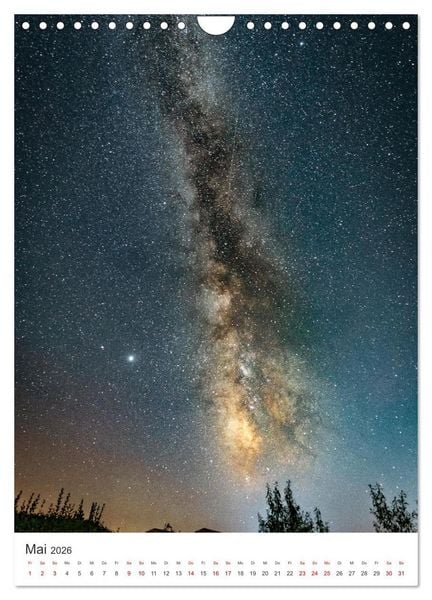 Produktbild: Milchstra&szlig;e - Unsere faszinierende Galaxie. (Wandkalender 2026 DIN A4 hoch), CALVENDO Monatskalender