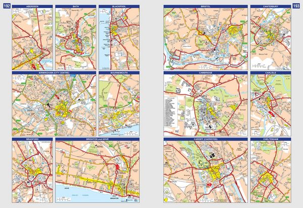 Produktbild: A-Z Maps: Great Britain A-Z Super Scale Road Atlas 2023 (A3