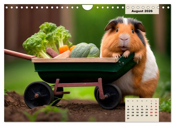Produktbild: M&auml;rchenhafte Merlis - Schweinegeile Illustrationen (Wandkalender 2026 DIN A4 quer), CALVENDO Monatskalender
