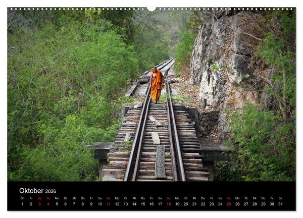 Produktbild: Tropenparadies Thailand 2026 (Wandkalender 2026 DIN A2 quer), CALVENDO Monatskalender