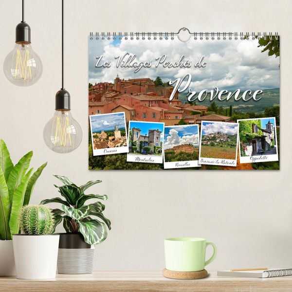 Produktbild: Les villages perch&eacute;s de Provence (Calendrier mural 2026 DIN A4 vertical), CALVENDO calendrier mensuel