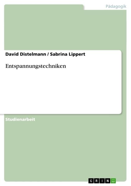 Produktbild: Entspannungstechniken