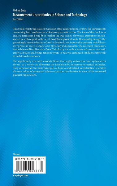 Produktbild: Measurement Uncertainties in Science and Technology