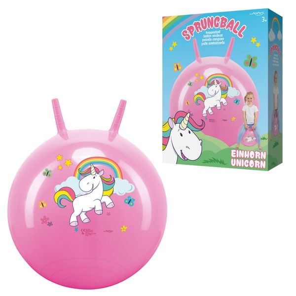 Produktbild: 45-50 CM SPRUNGBALL EINHORN, IM DISPLAY