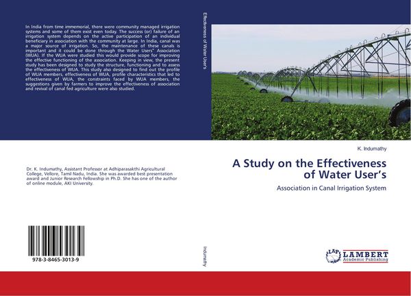 Produktbild: A Study on the Effectiveness of Water User's