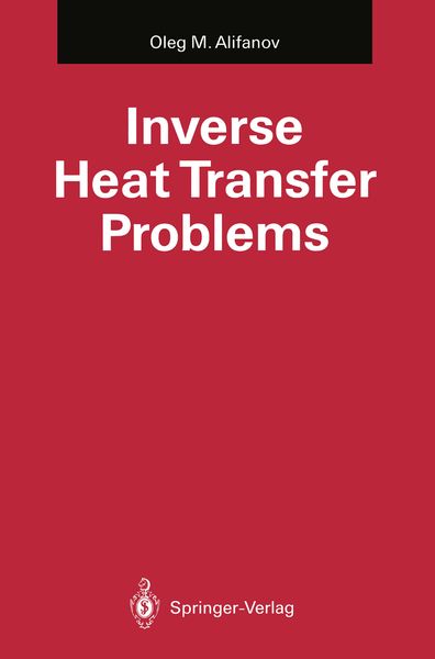 Produktbild: Inverse Heat Transfer Problems