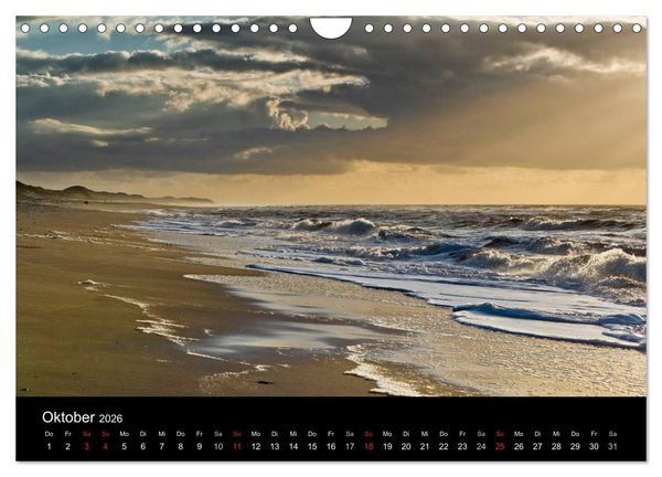 Produktbild: Sylt-Abende - Fotografien von Beate Zoellner (Wandkalender 2026 DIN A4 quer), CALVENDO Monatskalender