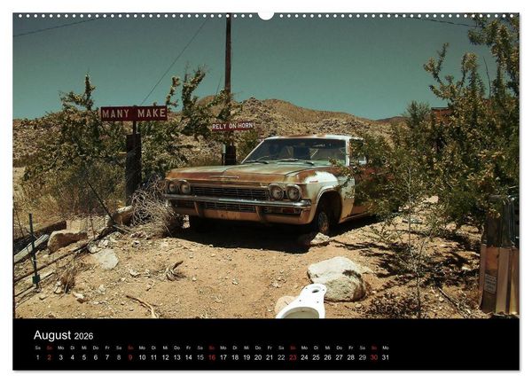 Produktbild: Roadside USA - Die guten Jahre sind vorbei (hochwertiger Premium Wandkalender 2026 DIN A2 quer), Kunstdruck in Hochglanz