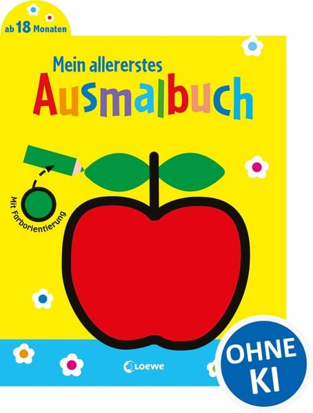 Produktbild: Mein allererstes Ausmalbuch (Apfel)