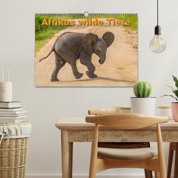 Produktbild: Afrikas wilde Tiere (Wandkalender 2026 DIN A3 quer), CALVENDO Monatskalender