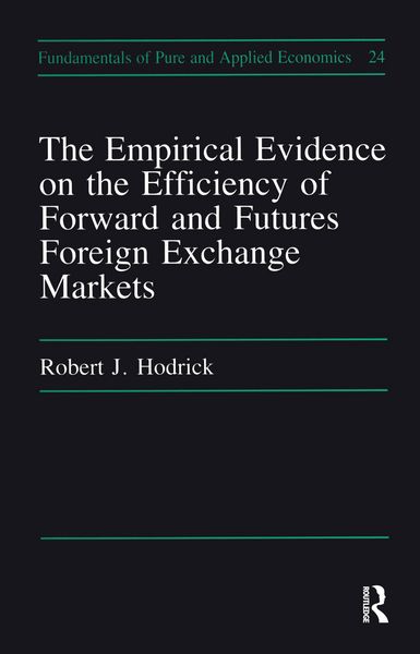 Produktbild: Empirical Evidence on the Efficiency of Forward and Futures Foreign Exchange Markets