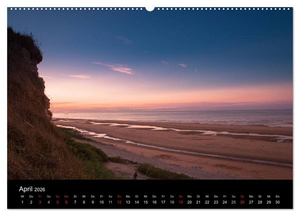 Produktbild: Normandie (hochwertiger Premium Wandkalender 2026 DIN A2 quer), Kunstdruck in Hochglanz