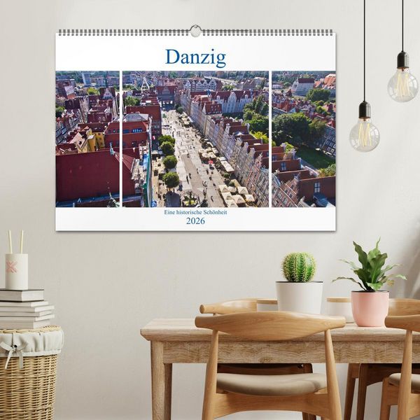 Produktbild: Danzig - Eine historische Sch&ouml;nheit (Wandkalender 2026 DIN A2 quer), CALVENDO Monatskalender