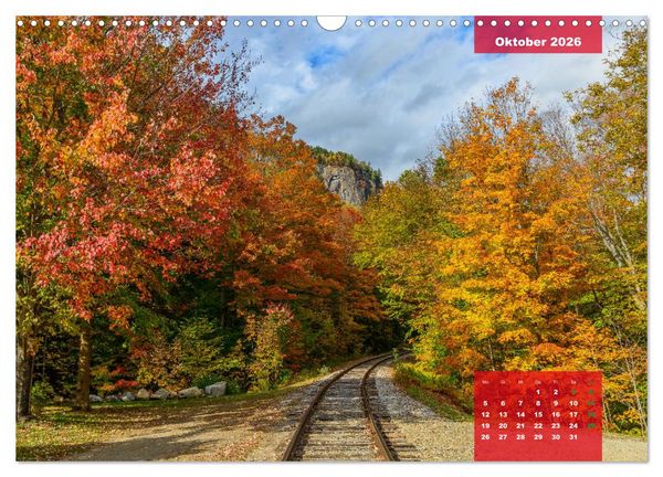 Produktbild: New England - Vielfalt einer Region (Wandkalender 2026 DIN A3 quer), CALVENDO Monatskalender