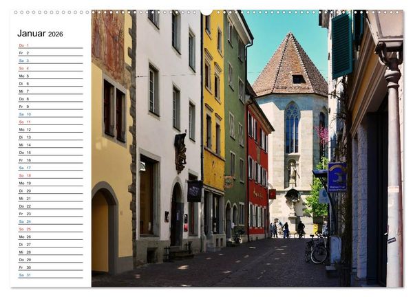Produktbild: Konstanz - Ansichtssache (hochwertiger Premium Wandkalender 2026 DIN A2 quer), Kunstdruck in Hochglanz