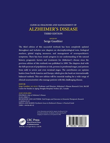 Produktbild: Clinical Diagnosis and Management of Alzheimer's Disease
