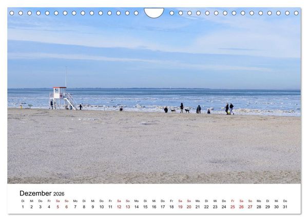 Produktbild: Ostfriesland - Ein Jahr in Bildern (Wandkalender 2026 DIN A4 quer), CALVENDO Monatskalender