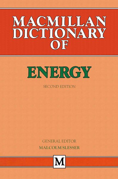 Produktbild: Dictionary of Energy