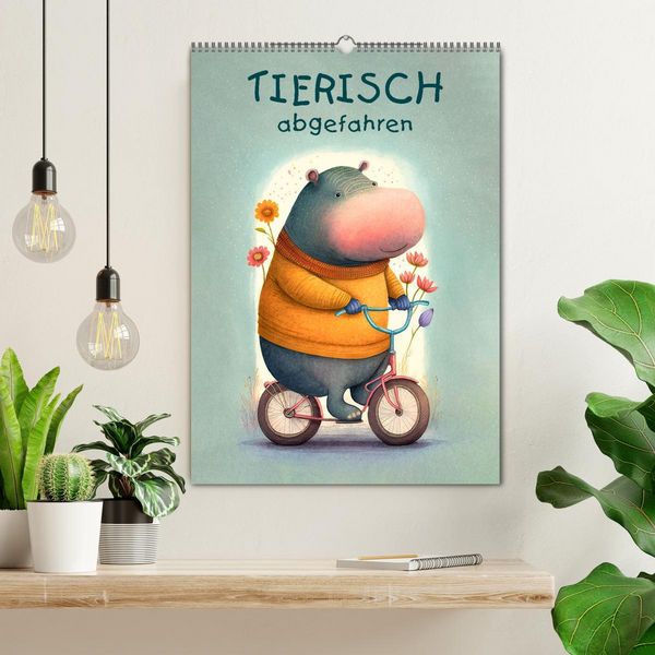 Produktbild: Tierisch abgefahren (Wandkalender 2026 DIN A2 hoch), CALVENDO Monatskalender