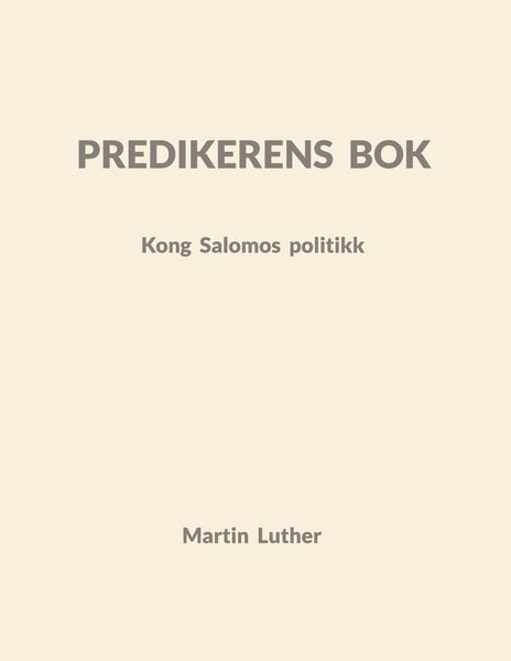 Produktbild: Predikerens bok