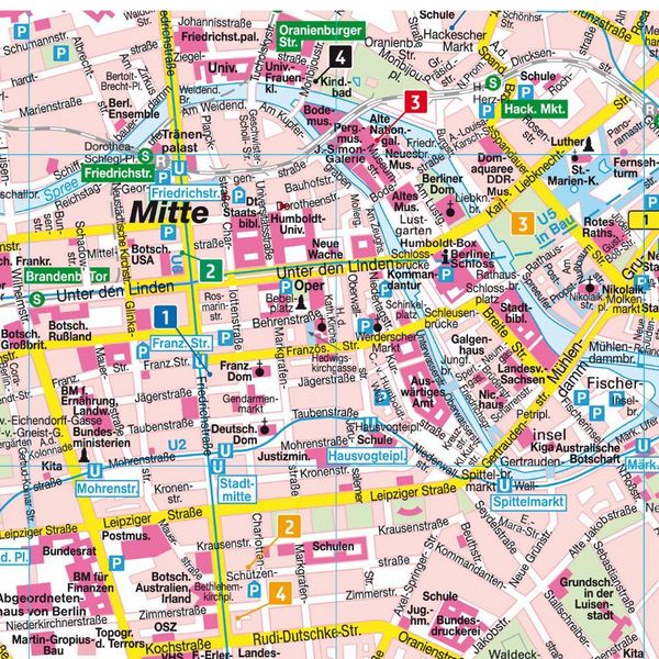 Produktbild: Freytag & berndt Innenstadtplan Berlin 1:10.000