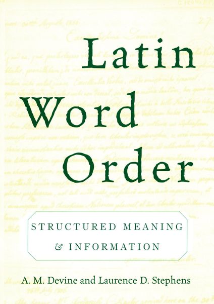 Produktbild: Latin Word Order