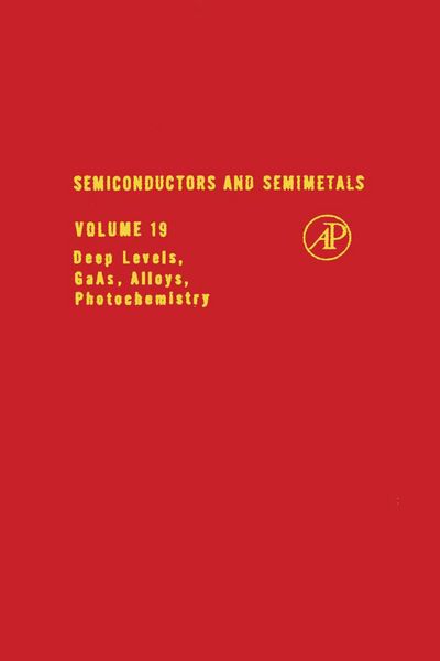 Produktbild: Semiconductors and Semimetals