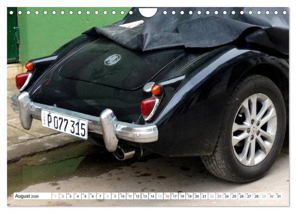 Produktbild: Englische Roadster - Oldtimer Schmuckst&uuml;cke der F&uuml;nfziger Jahre (Wandkalender 2026 DIN A4 quer), CALVENDO Monatskalender