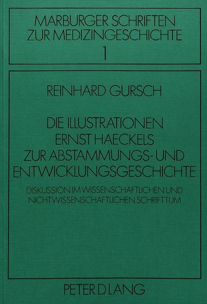 Produktbild: Die Illustrationen Ernst Haeckels zur Abstammungs- und Entwicklungsgeschichte