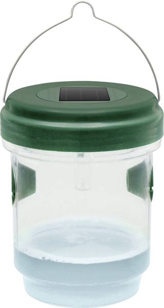 Produktbild: Gardigo Solar Insektenfalle Lockstoff, LED-Licht Wespenfalle (&Oslash; x H) 93 mm x 117 mm Gr&uuml;n 1 St.