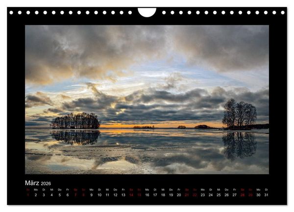 Produktbild: Finnland - Nordische Farbenspiele (Wandkalender 2026 DIN A4 quer), CALVENDO Monatskalender